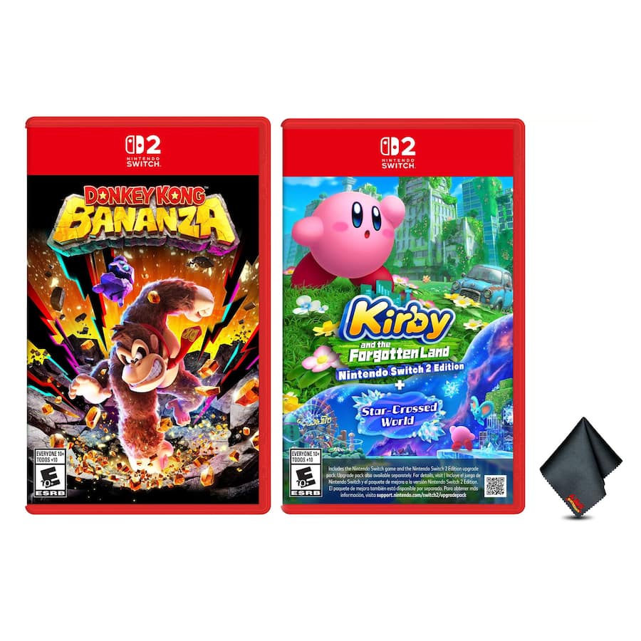 Donkey Kong Bananza, Kirby and the Forgotten Land Nintendo Switch