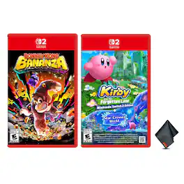 Donkey Kong Bananza, Kirby and the Forgotten Land Nintendo Switch 2 Edition + Star-Crossed World Bundle - Nintendo Switch 2