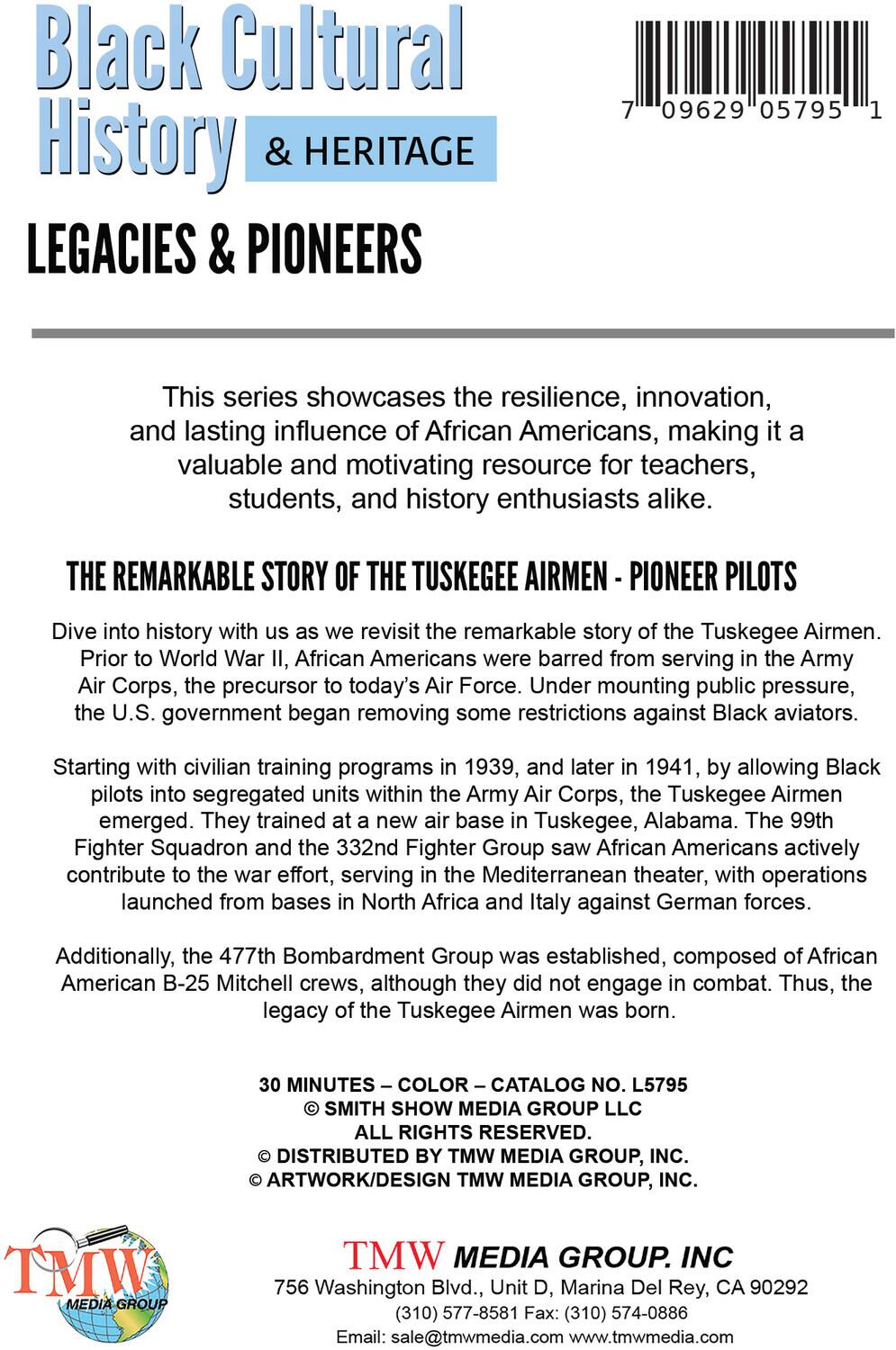 Alt View 1. The Remarkable Story of the Tuskegee Airmen - Pioneer Pilots of WWII   - DVD.