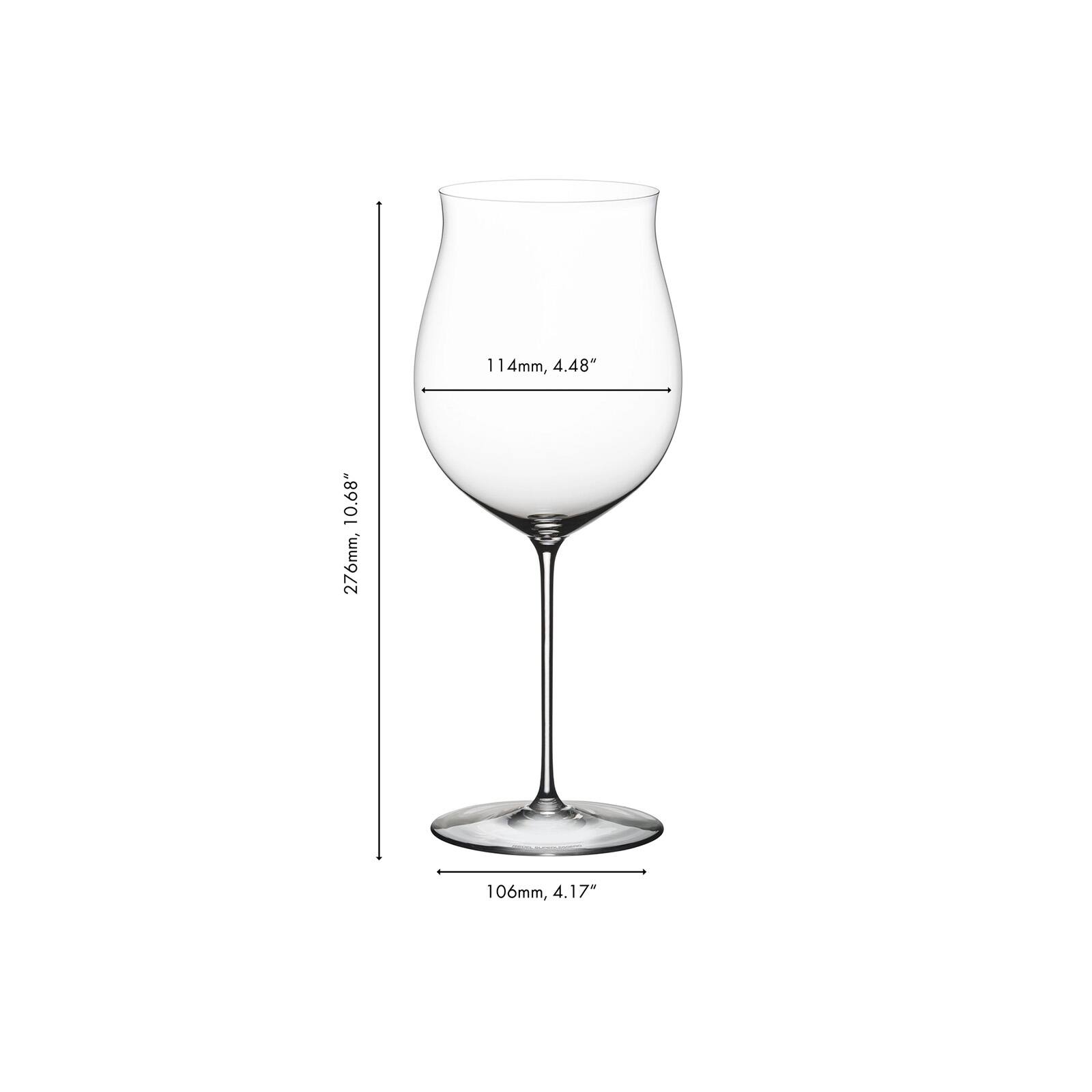 I 114mm, 4.48" 276mm, 10.68" : 106mm, 4.17"