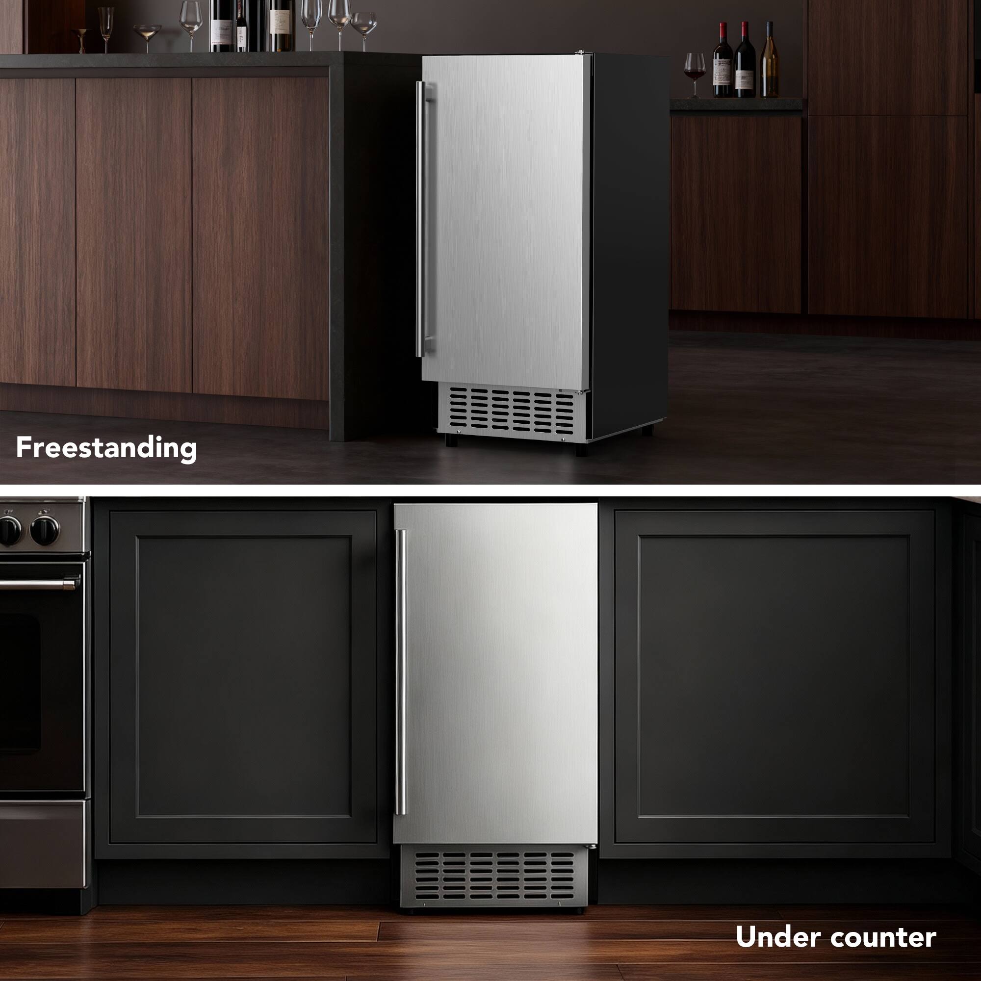 Freestanding  
Under counter