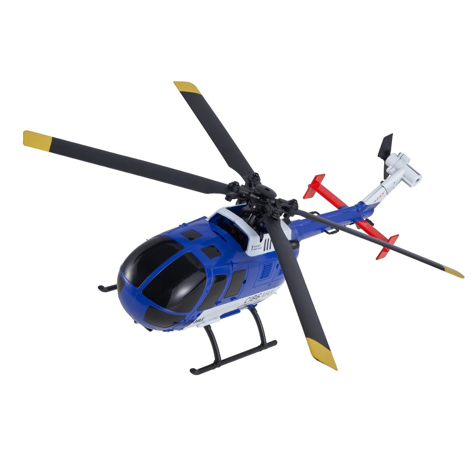 Alt View 8. Glintex - RC Helicopter 2.4GHz 4-Propeller Remote Control Aircraft with 6-Axis Gyro, One-Key Takeoff & Landing, Toy for Kids 8+.