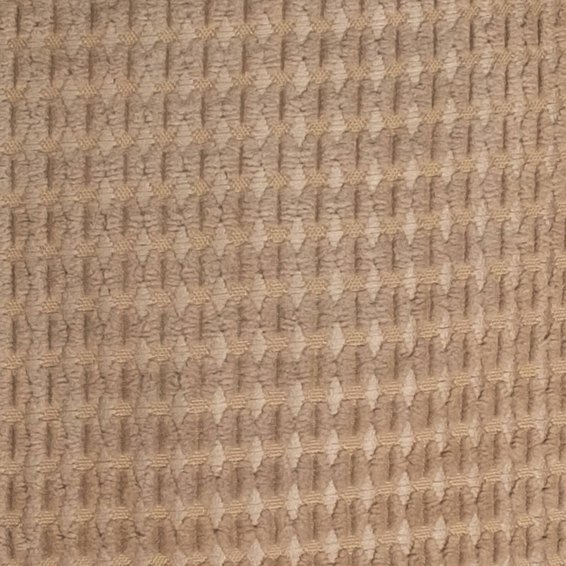 Alt View 1. Sweet Home Collection - Crushed Memory Foam Tufted Chair Cushion Non Slip Microdot Rubber Back, 12-Pack - Taupe.