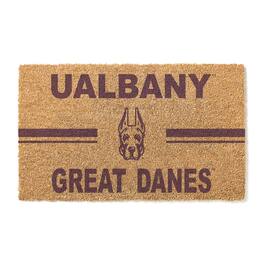 Jardine - UAlbany Great Danes 18" x 30" Team Logo Doormat - Brown