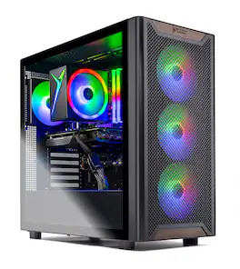 Skytech Gaming - Skytech CHRONOS3 - AMD Ryzen 7 7700, 9060XT 8GB, 32GB 6000 MHz DDR5 RAM, 650W GOLD PSU - Black