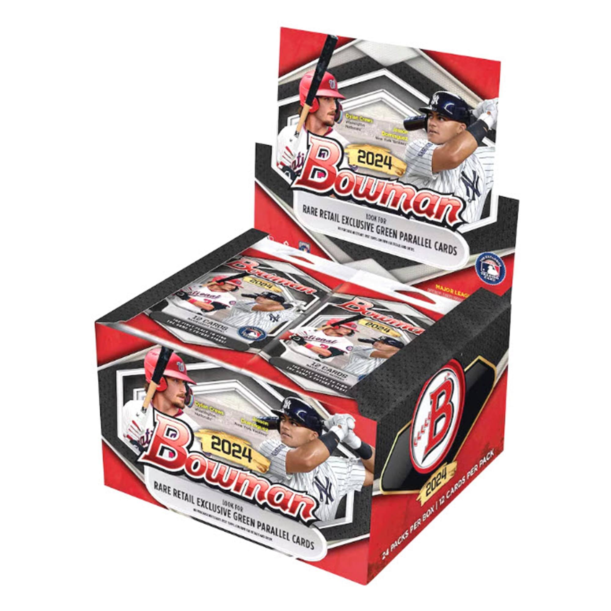 Topps - MLB 2024 Bowman Baseball Display Box | 24 Packs Per Box