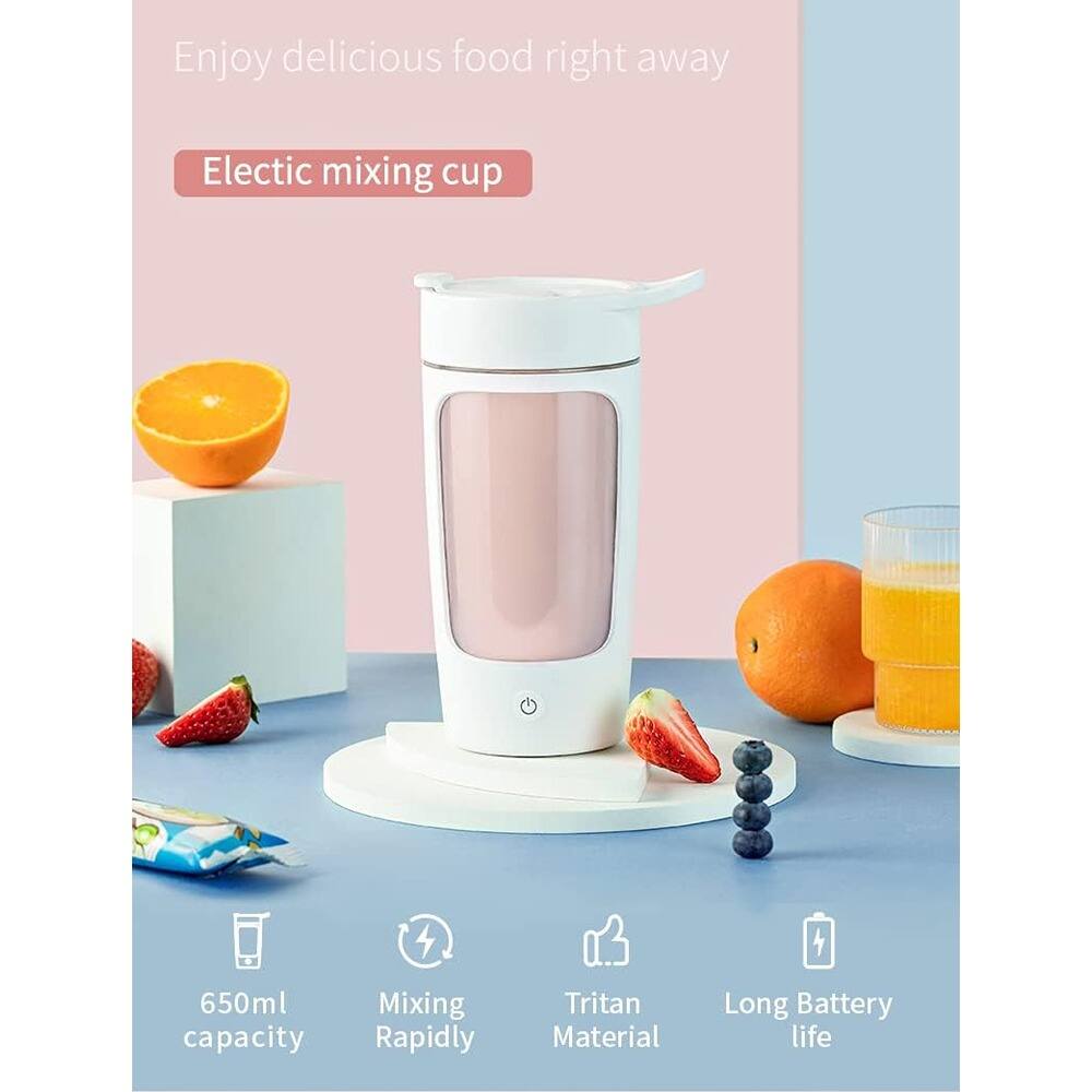 Enjoy delicious food right away

Electric mixing cup

- 650ml capacity
- Mixing Rapidly
- Tritan Material
- Long Battery life