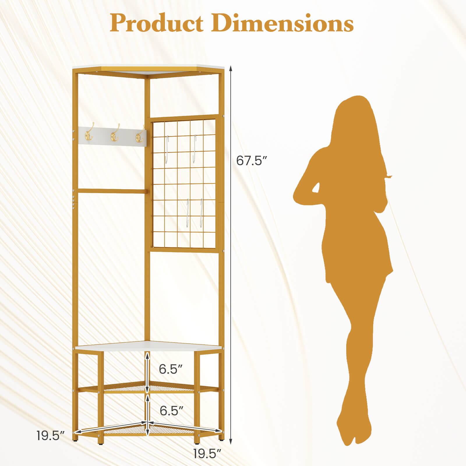 Product Dimensions: 67.5" x 6.5" x 6.5" x 19.5" x 19.5"