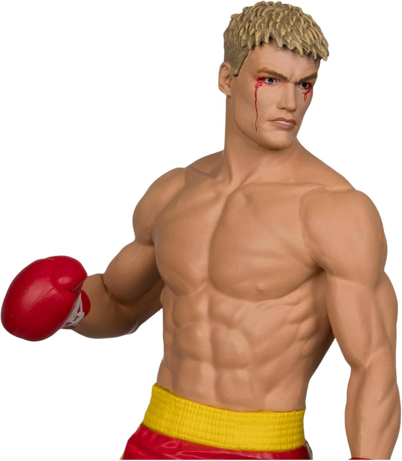 Alt View 5. McFarlane Toys - Movie Maniacs: Rocky 4 - Ivan Drago Posed - 6" Figure.