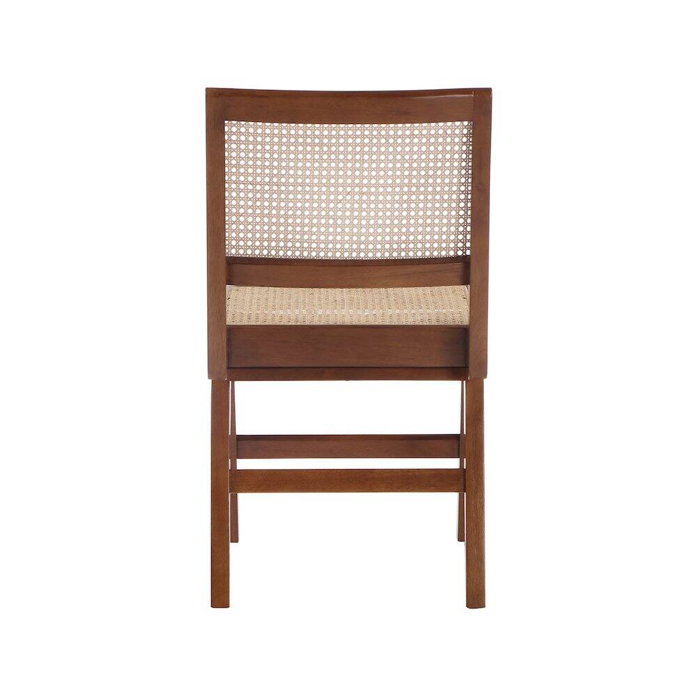 Alt View 1. Meridian Furniture - Preston Walnut Wood Dining Side Chair, Set of 2 - Brown.