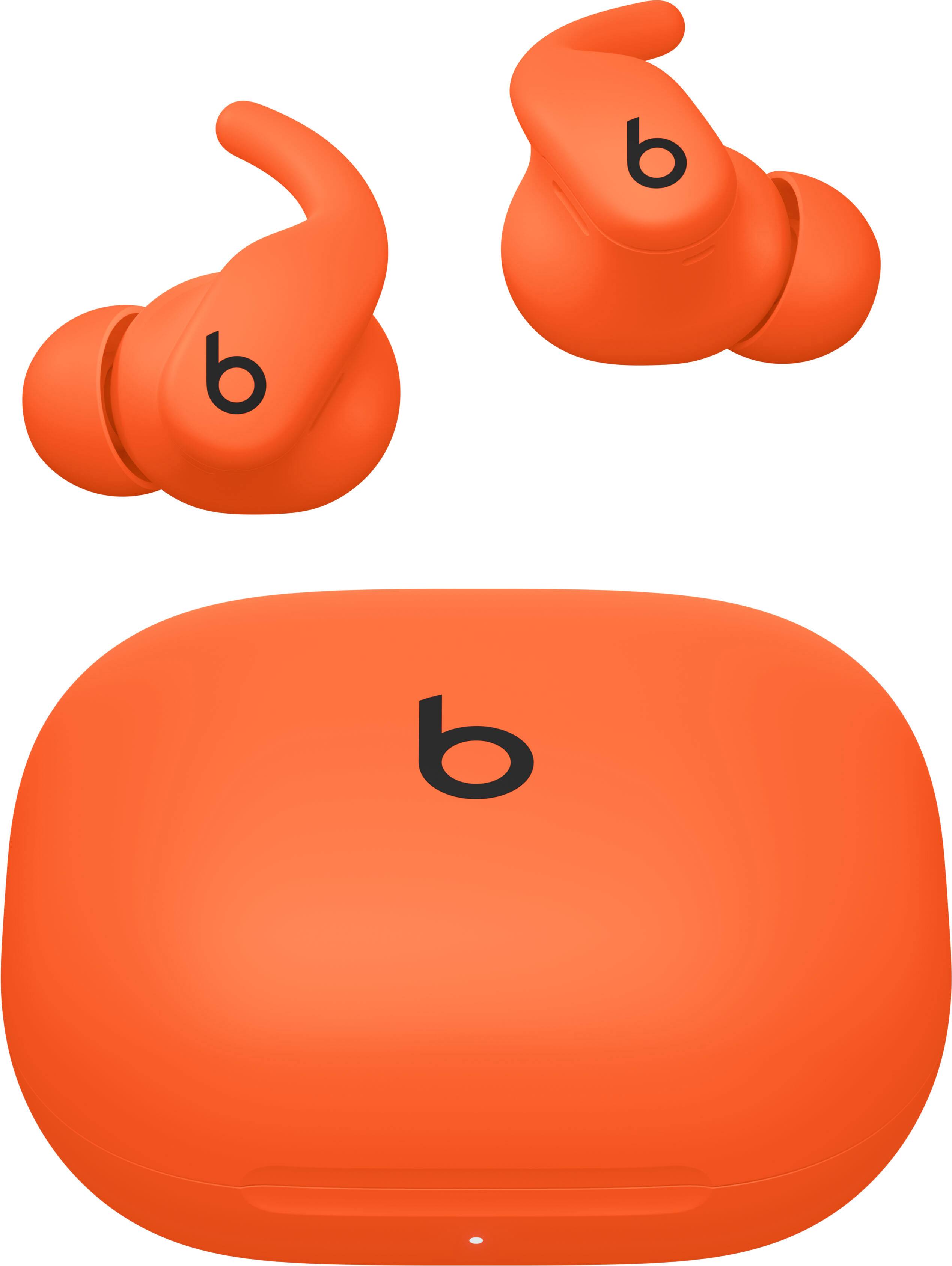 Alt View 14. Beats - Powerbeats Fit True Wireless Active Noise Canceling  Earbuds - Spark Orange.