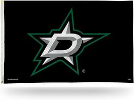 Rico Industries - Dallas Stars NHL 3X5 Indoor Outdoor Banner Flag with grommets for hanging - Multi