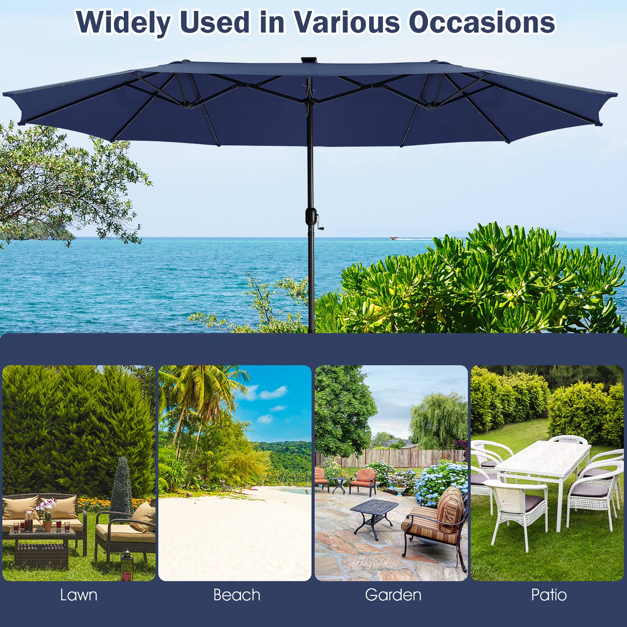 Widely Used in Various Occasions
Lawn
Beach
Garden
Patio
