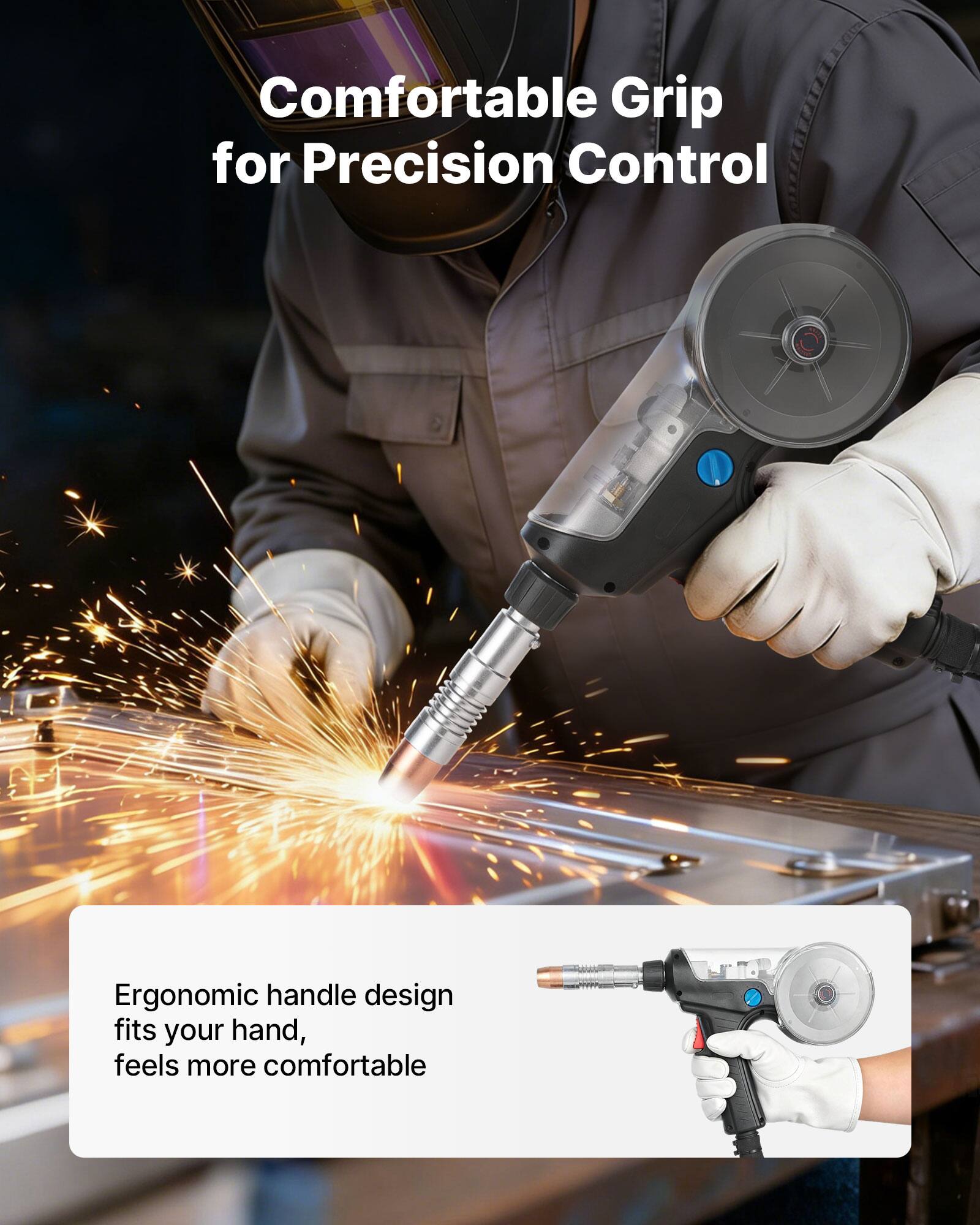 Comfortable Grip for Precision Control

Ergonomic handle design fits your hand, feels more comfortable