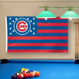 WinCraft - Chicago Cubs Deluxe Stars & Stripes 3' x 5' Flag - Multicolor