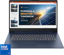 Lenovo - IdeaPad Slim 3i 17.3" 2k Laptop - Core 3 Processor 304 2026 - 8GB Memory - 128GB Storage - Cosmic Blue