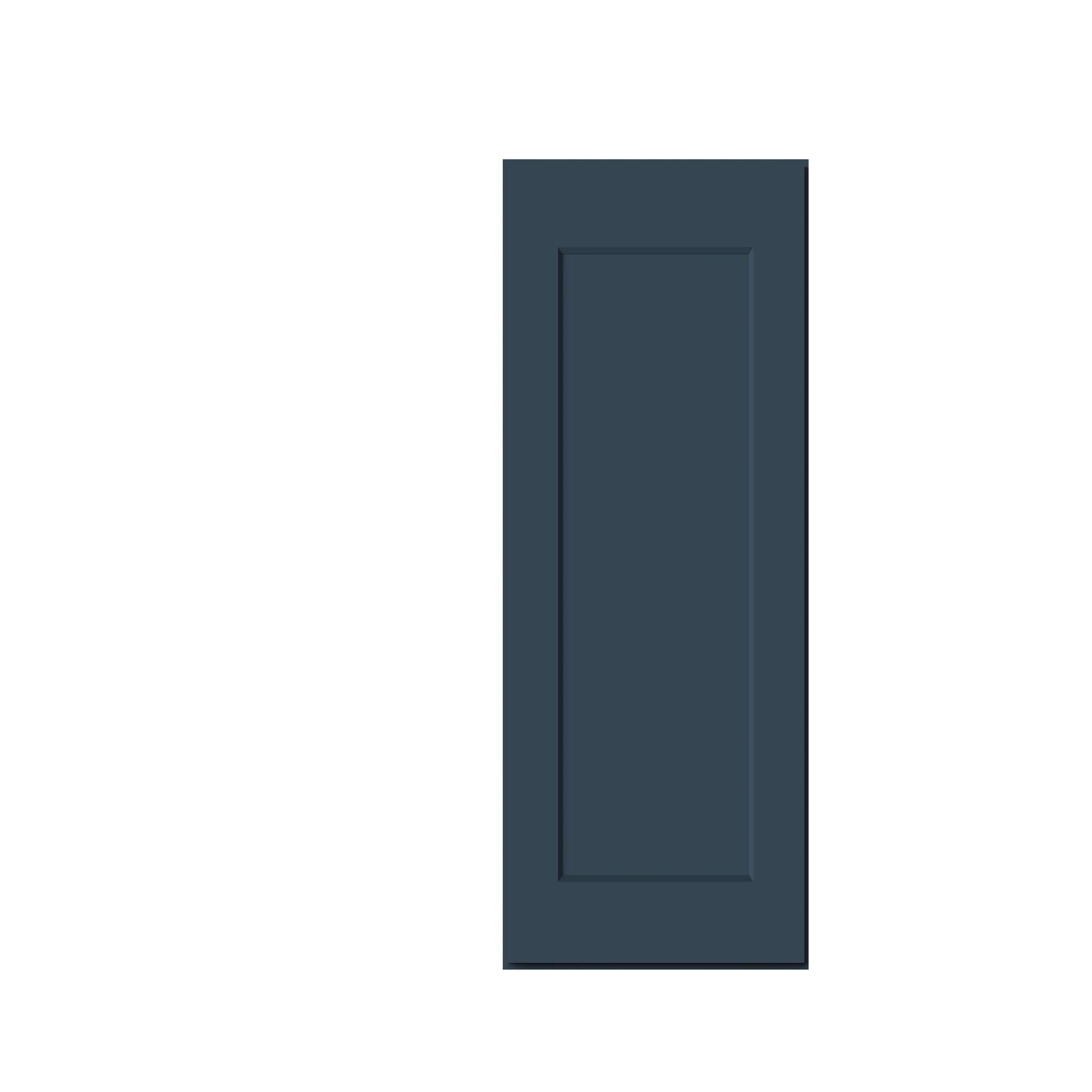 Alt View 1. Boyel Living - 18-in W x 30-in H x 12-in D Shaker RTA Kitchen Wall Cabinet with Soft-Close - Charcoal Blue.