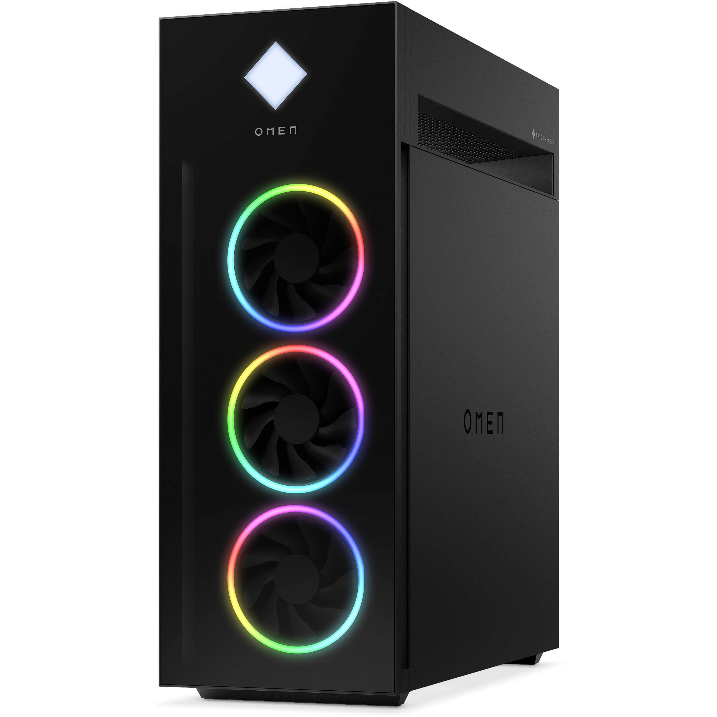 Alt View 2. HP - Gaming Desktop - Intel Core i9-14900K - 64GB Memory - NVIDIA GeForce RTX 4090 24 GB - 1TB SSD - Black.