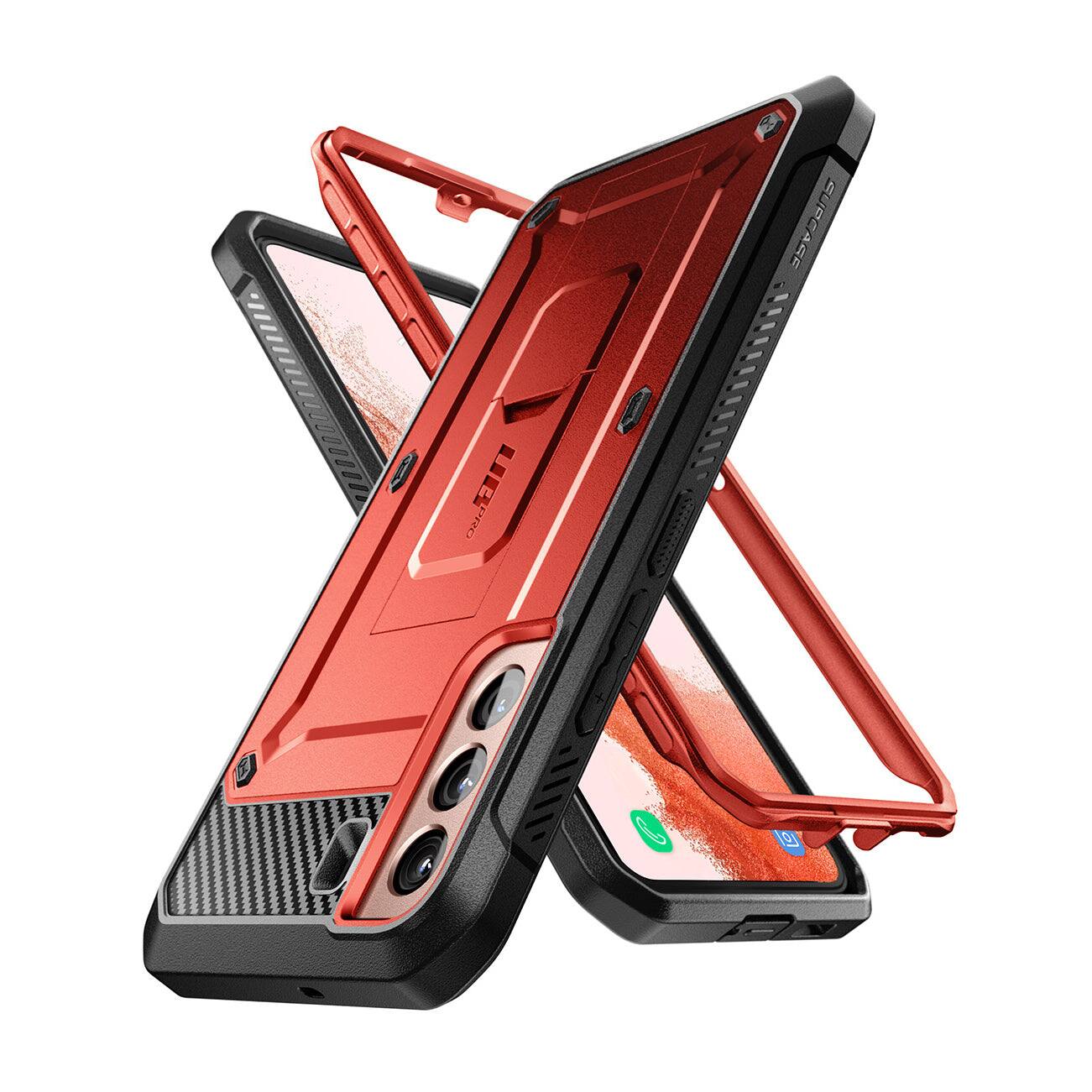 Angle. SUPCASE - Galaxy S22 Unicorn Beetle PRO Rugged Case - Red.