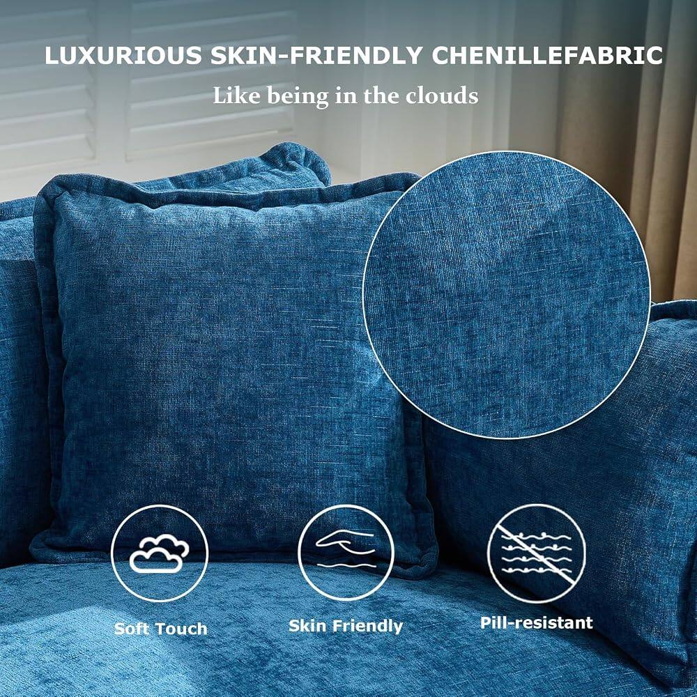 LUXURIOUS SKIN-FRIENDLY CHENILLE FABRIC  
Like being in the clouds  

Soft Touch  
Skin Friendly  
Pill-resistant