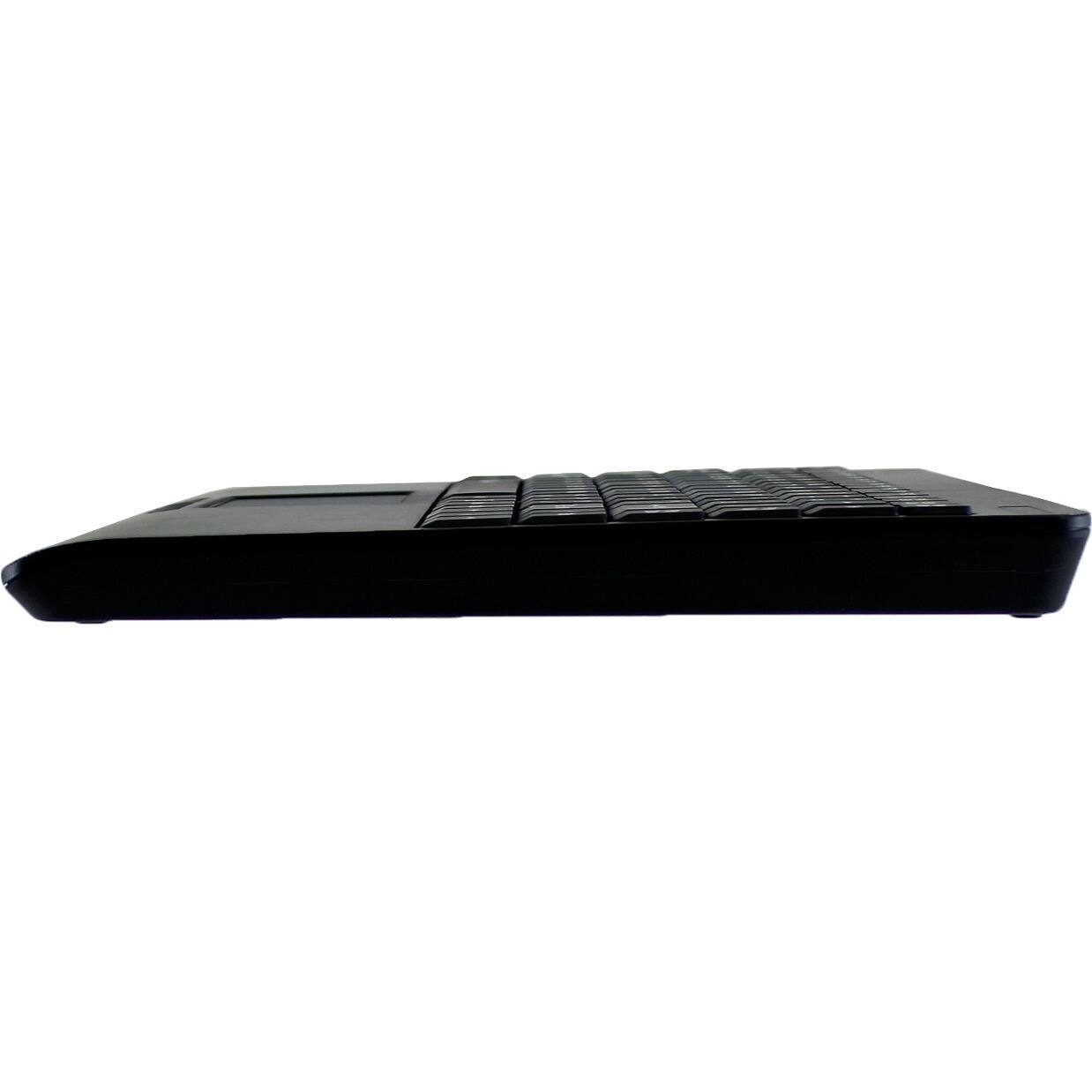 Alt View 8. Adesso - Adesso Wireless Mini Touchpad Keyboard - Wireless Connectivity - RF - 30 ft - 2.40 GHz - USB Interface - 87 Key(s) - Pow - Black.