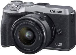 Canon - EOS M6 Mark II +Ef-M 15-45mm F/3.5-6.3 is STM Lens (International Model)