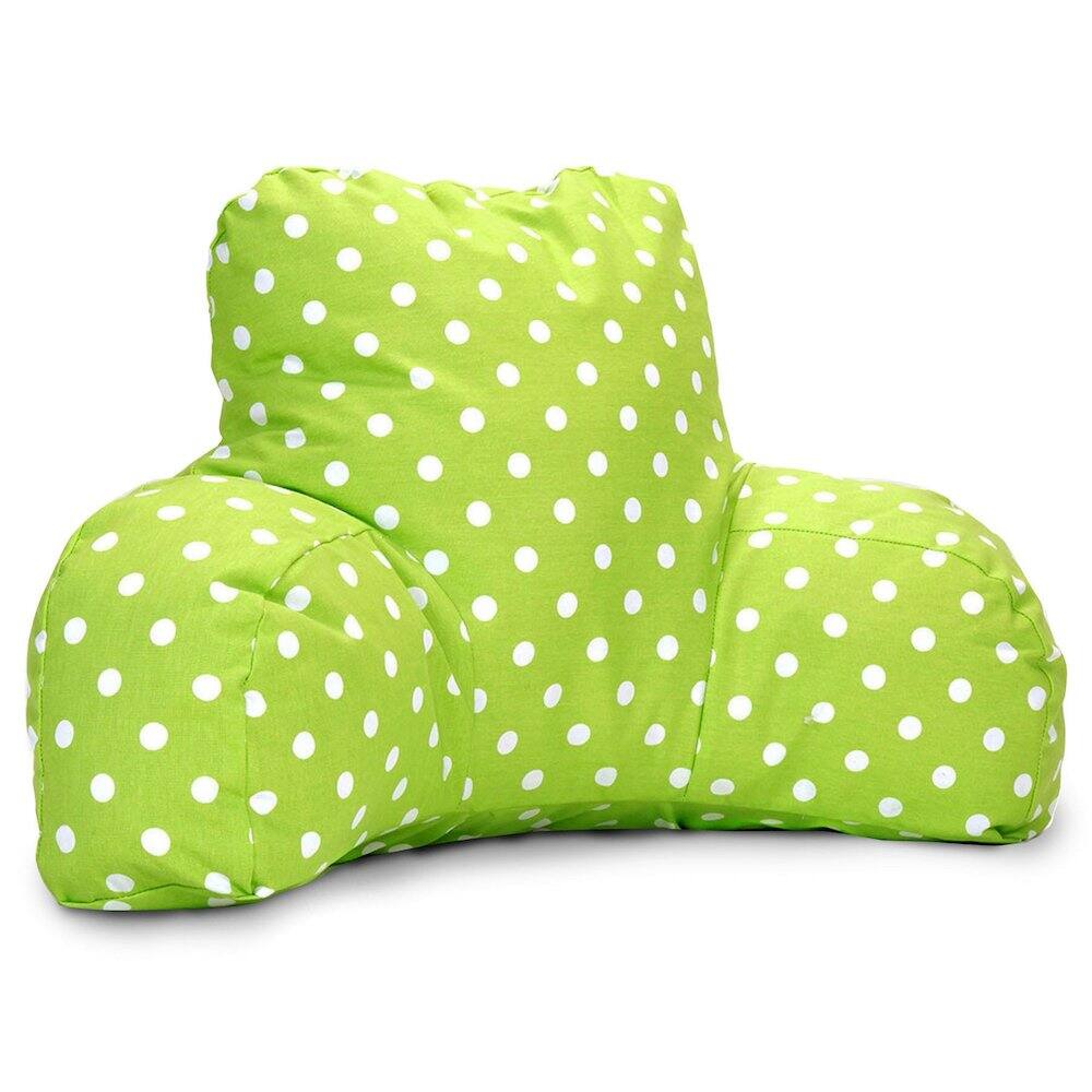 Majestic Home - Reading Pillow Polka Dot (Small) Lime - Green