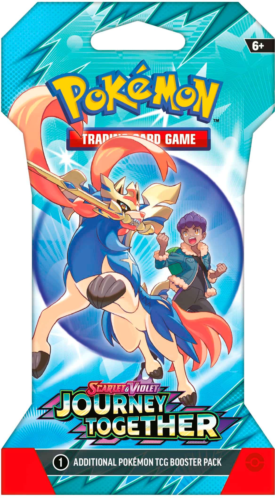 6+ PoKeMoN TM TRAD TRAD RD GAME SCARLET & VIOLET JOURNEY TOGETHER 1 ADDITIONAL POKMON TCG BOOSTER PACK
