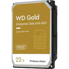 WD Gold™
Enterprise Class SATA HDD
HARD DISK DRIVE
OptiNAND™ TECHNOLOGY
22TB
Western Digital.
