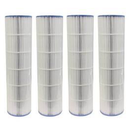 Unicel - C-7490 Replacement 137 Sq Ft Pool Filter Cartridge, 176 Pleats (4 Pack)