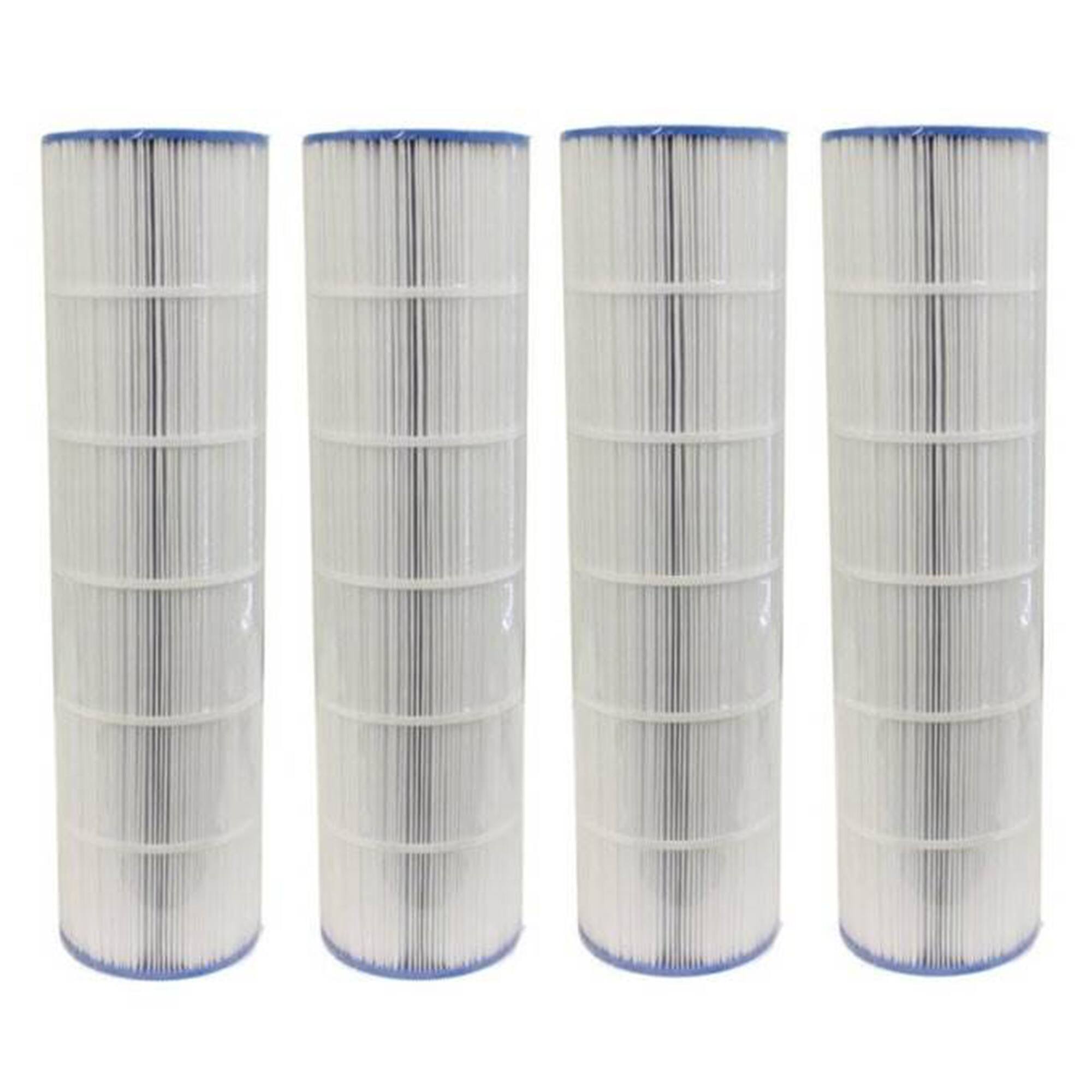 Front. Unicel - Unicel C-7490 Replacement 137 Sq Ft Pool Filter Cartridge, 176 Pleats (4 Pack).
