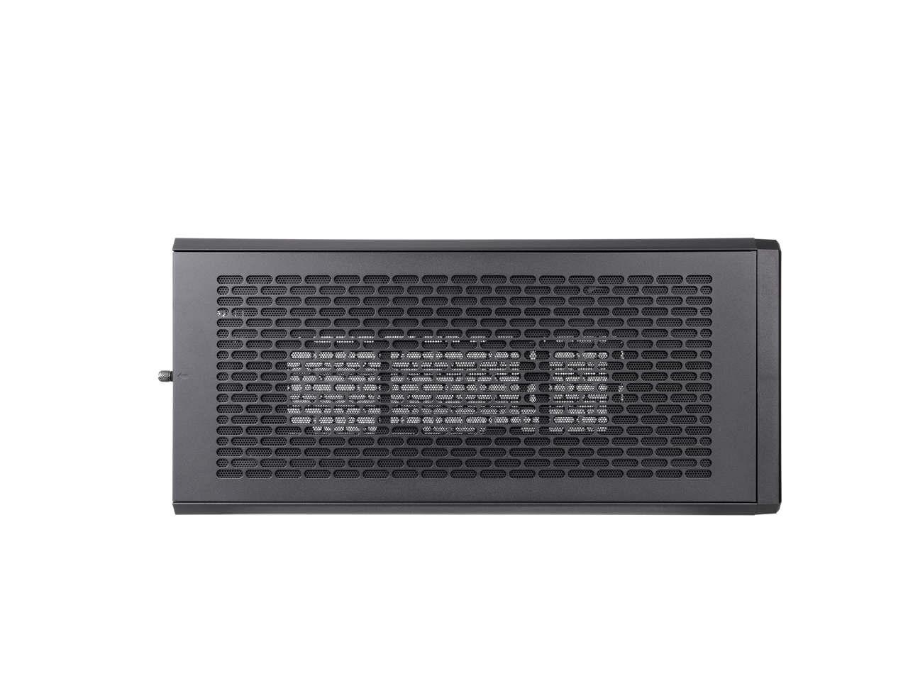 Alt View 6. Thermaltake - Thermaltake TR200; 6.0" LCD; Micro Chassis; mATX/mITX; 360mm Rad; 365mm GPU; Black - Black.