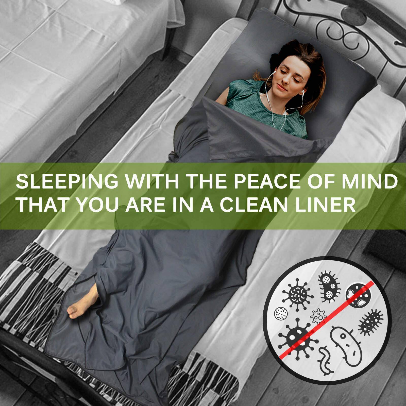 SLEEPING WITH THE PEACE OF MIND THAT YOU ARE IN A CLEAN LINER