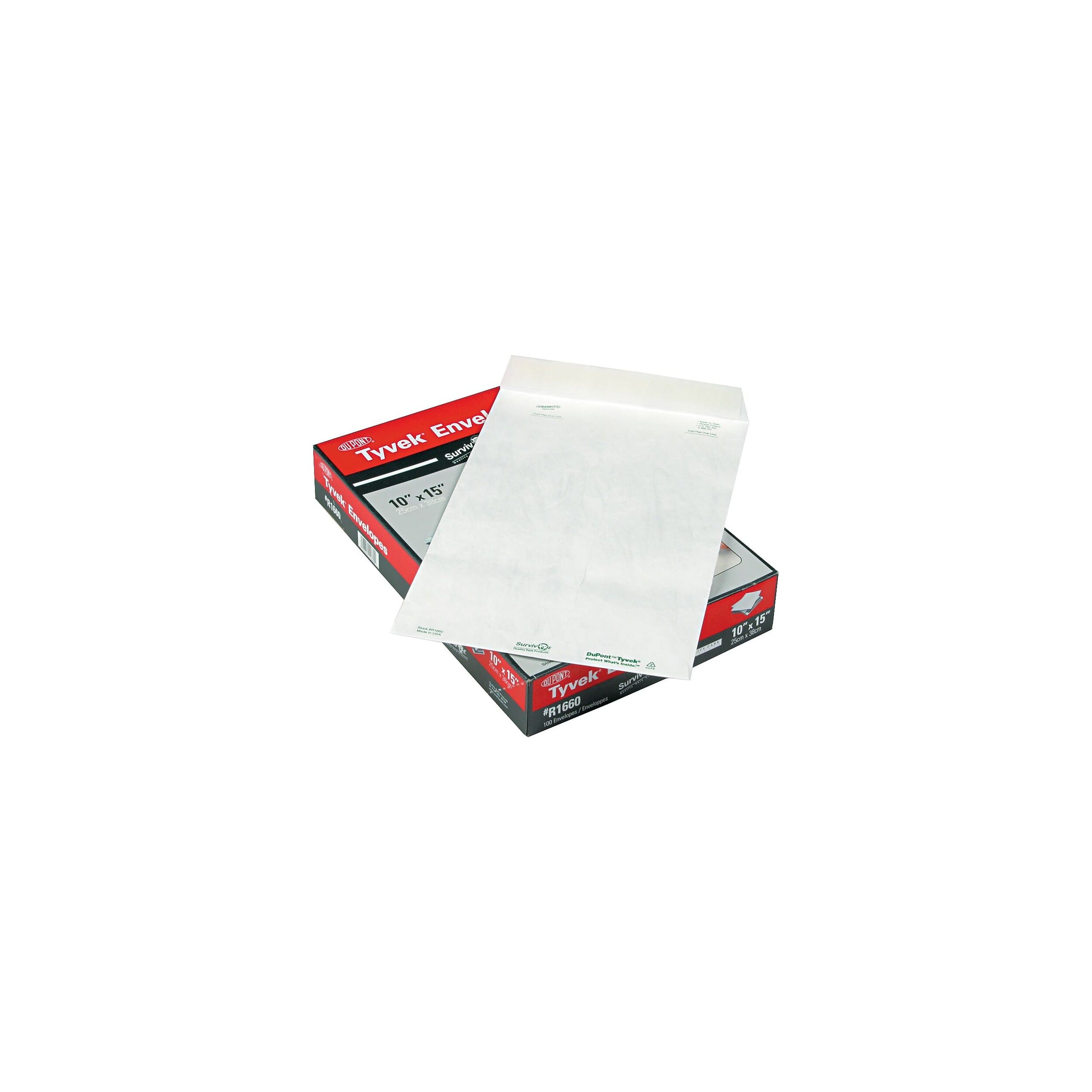 "Quality Park - Tyvek Flap-Stik Self Seal #98 Catalog Envelope, 10"" x 15"", 100/Box (R1660) - White" price history on PriceWatchPro