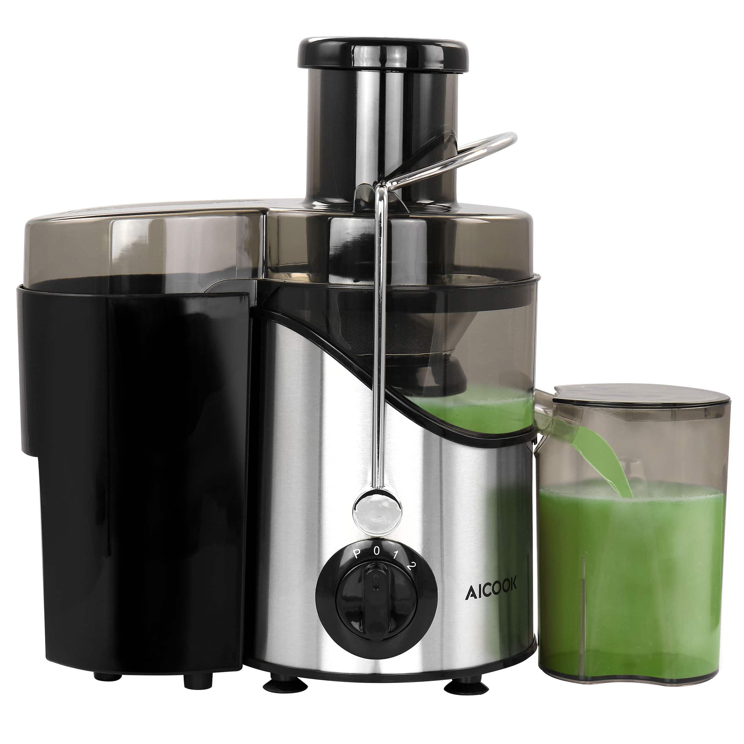 Aicook - Centrifugal Self Cleaning Juicer and Juice Extractor - Silver