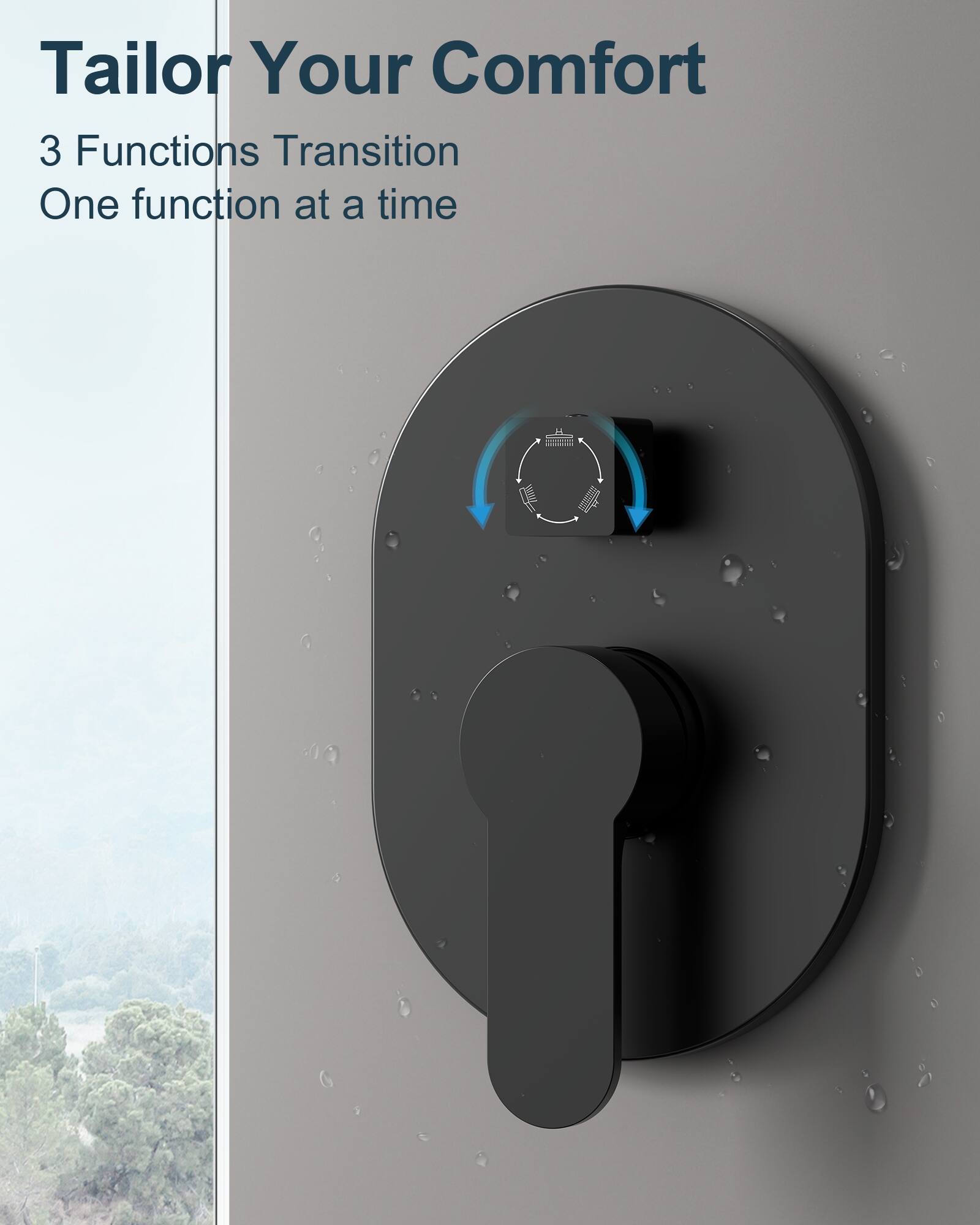 Tailor Your Comfort

3 Functions Transition  
One function at a time