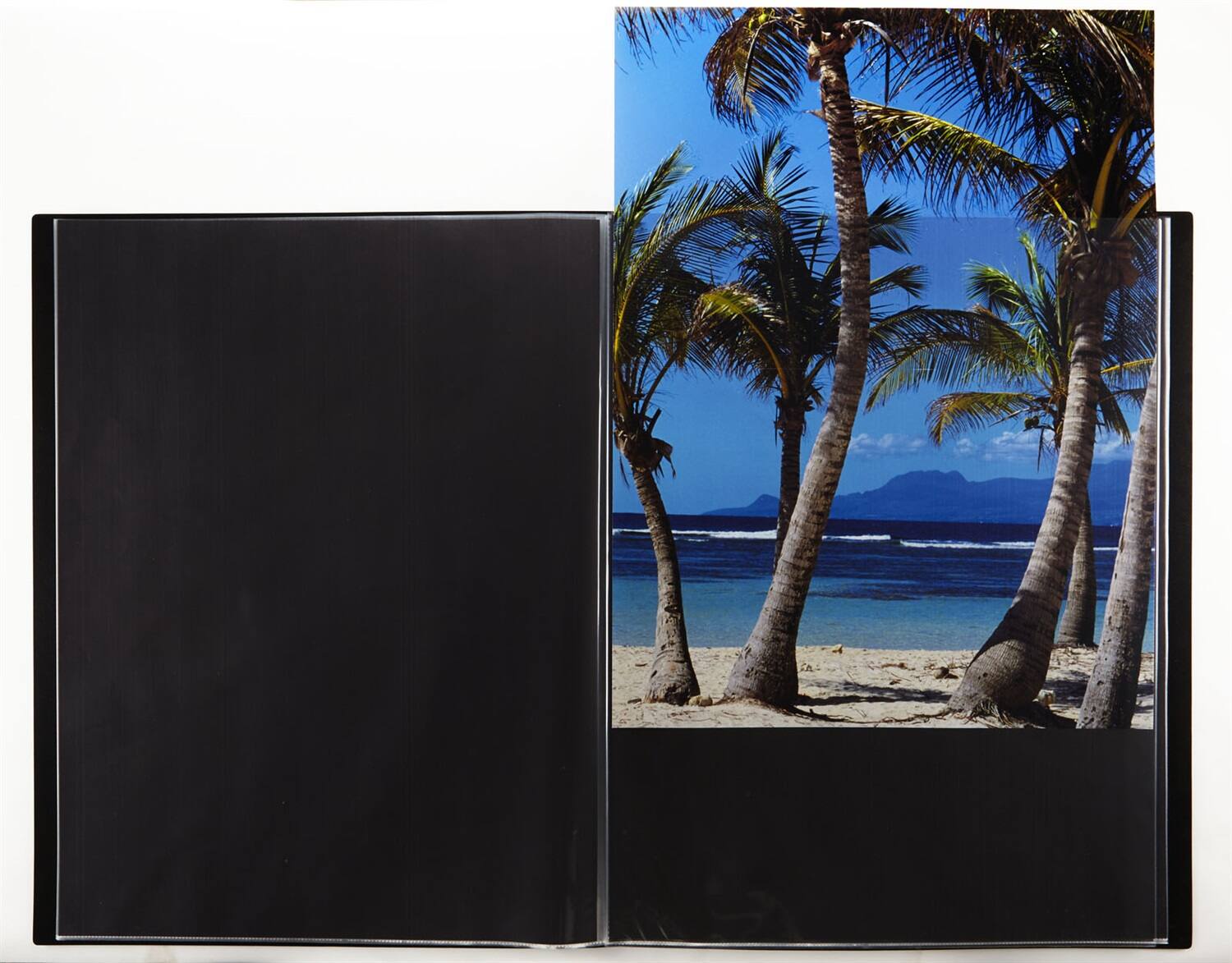 Back. Itoya - IA-12-18 Art Profolio Original Storage Display Book 18 x 24 - Black.