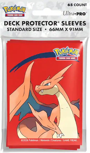 protective sleeves for pokemon cards Ultra Pro: Mega Charizard Y (65ct) Each pack comes with 65 sleeves. Pokemon Center Japan - Pikachu