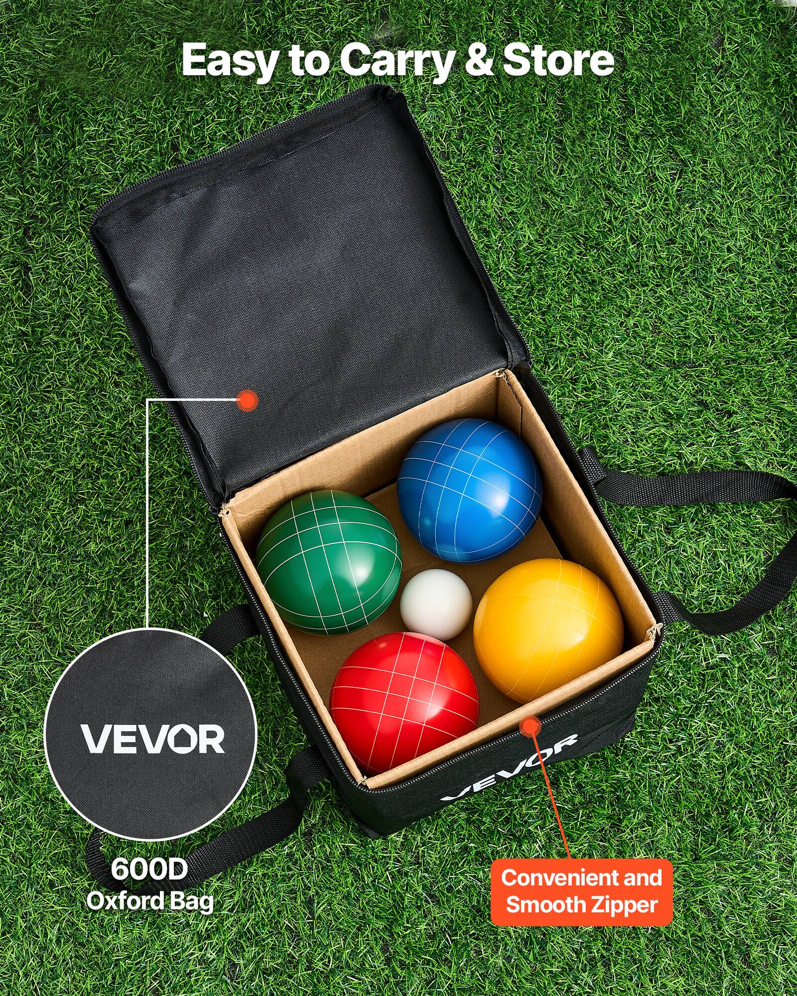 Easy to Carry & Store

VEVOR 600D Oxford Bag

Convenient and Smooth Zipper