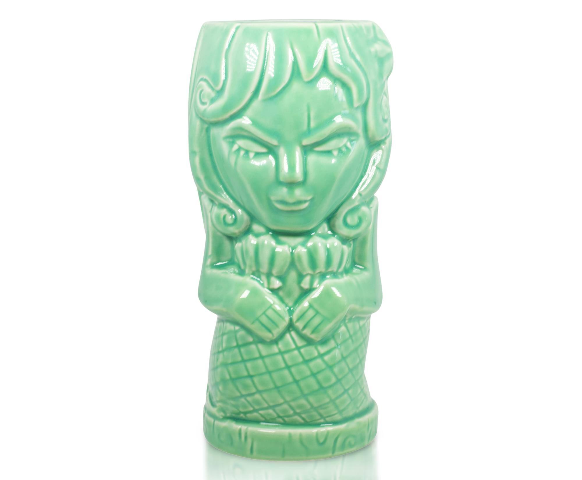 ThinkGeek - Geeki Tikis Mermaid Fantasy Mug | Ceramic Tiki Style Cup | Holds 15 Ounces - Green price history on PriceWatchPro
