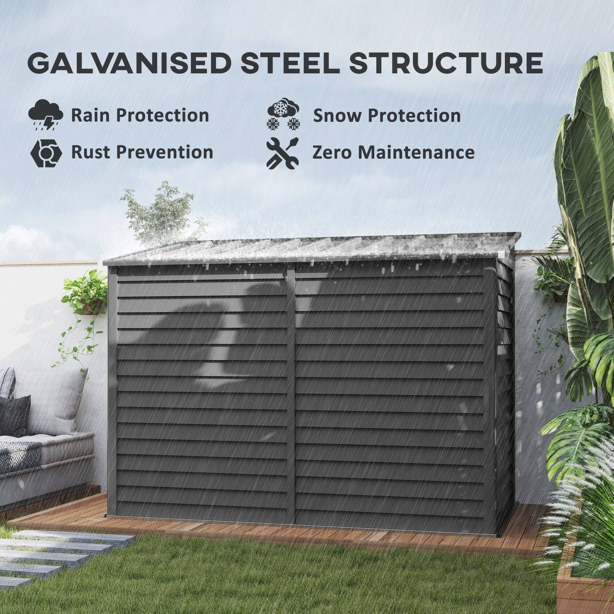 GALVANISED STEEL STRUCTURE
Rain Protection
Snow Protection
Rust Prevention
Zero Maintenance