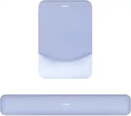 mosiso - Wrist Rest Support for Mouse Pad, Ergonomic Mousepad Non-Slip Base, Design Desk Accessories Mat for Home Game Office - Slate Blue
