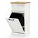 Alt View 19. Costway - Laundry Cabinet Freestanding Tilt Out Laundry Hamper with Basket Drawer Organizer - White/Natural.
