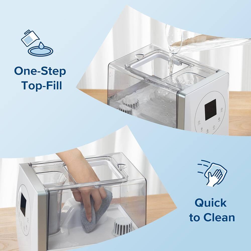 One-Step Top-Fill  
Quick to Clean