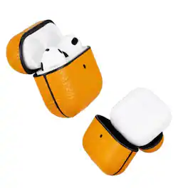 Kitcheniva - Premium Leather Case for AirPods 3 Shockproof Cover - Yellow