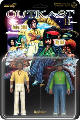 Super7 - OutKast - ReAction Figures Wv2 - Aquemini - Collectibles - Multicolor