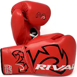 RIVAL - Boxing RFX-Guerrero HDEF Lace-Up Sparring Gloves - 14 oz. - Red