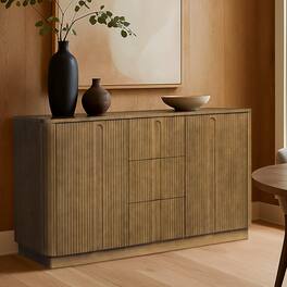Teamson Home - Potomac Sideboard with 3 Drawers and 2 Doors, Greige - Tan
