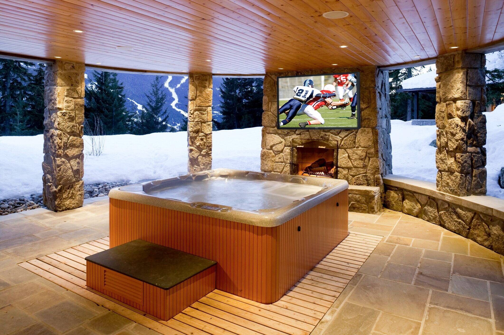 Alt View 6. Apollo Enclosures - Apollo 55" Deluxe Outdoor TV Enclosure for 49" to 55" TVs, Quality Aluminum Construction, UL/CSA certified for safety - Black.