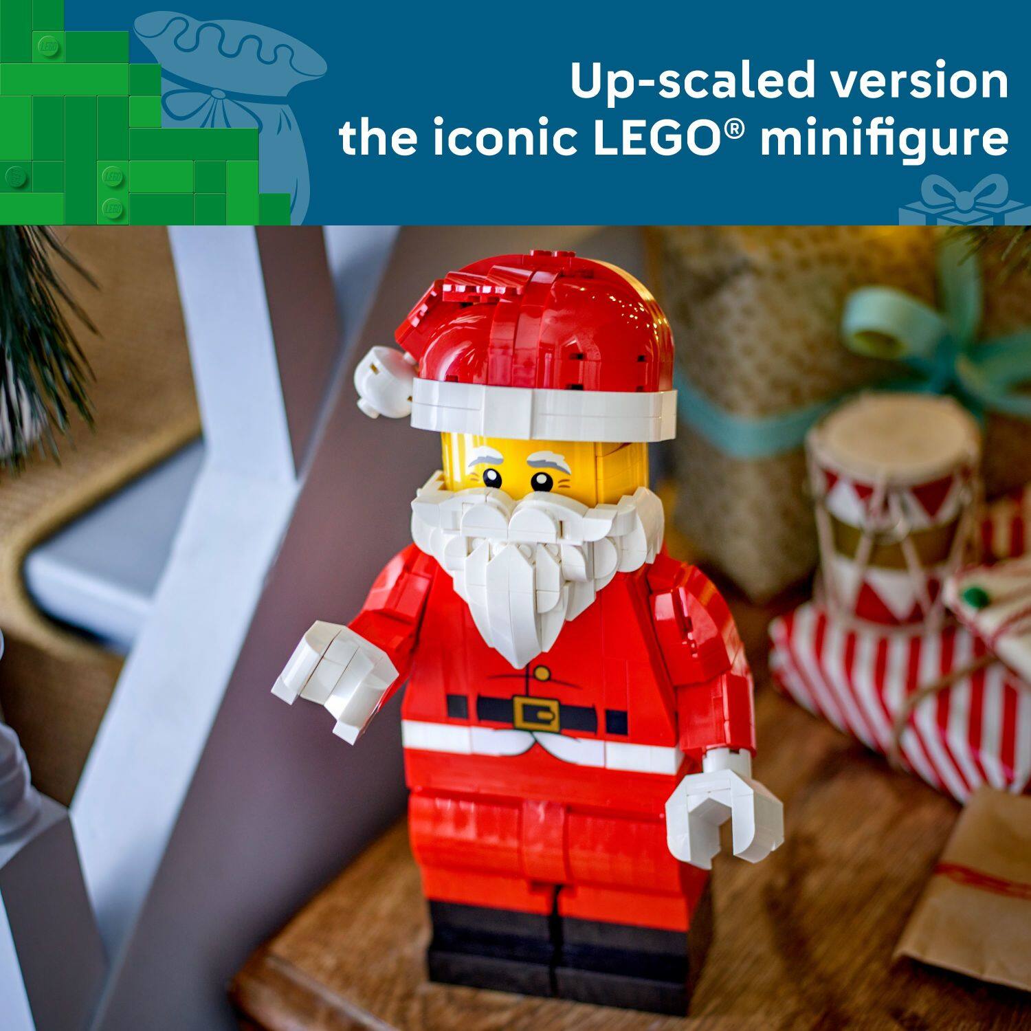Up-scaled version of the iconic LEGO® minifigure